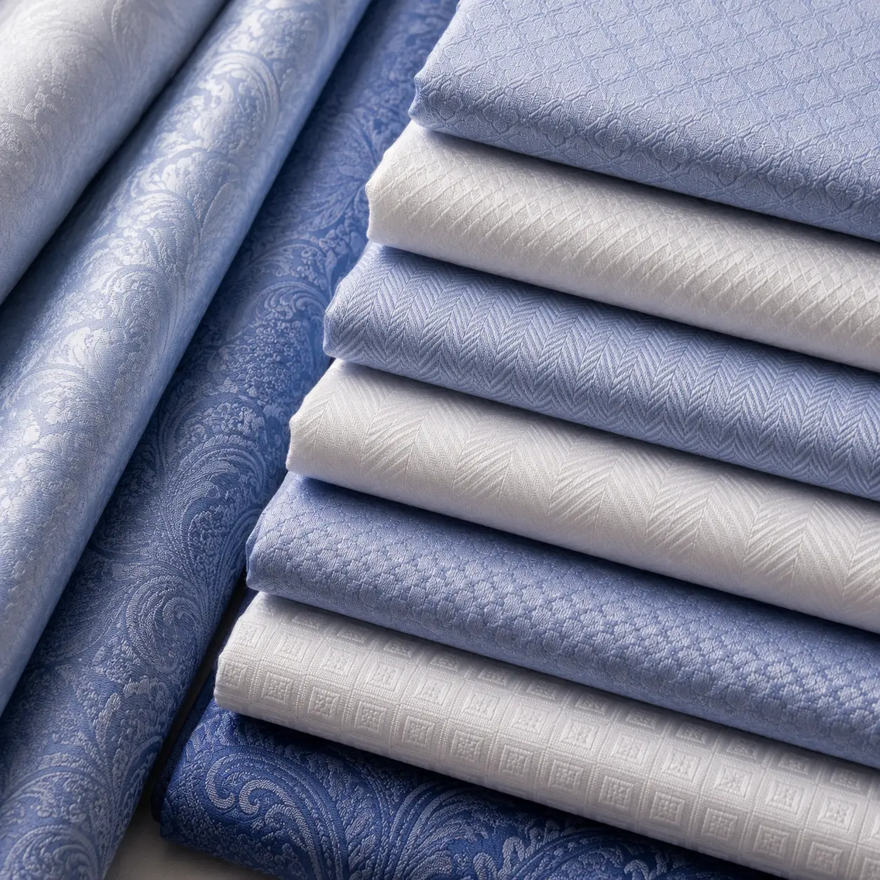 Jacquard men's shirting fabric collection by Brar Group
