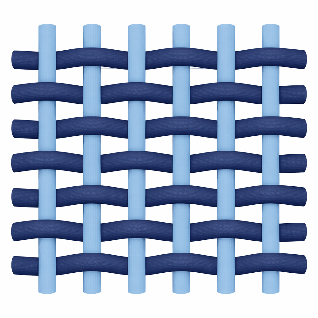 Plain weave diagram