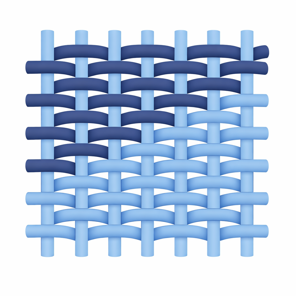 Twill weave diagram